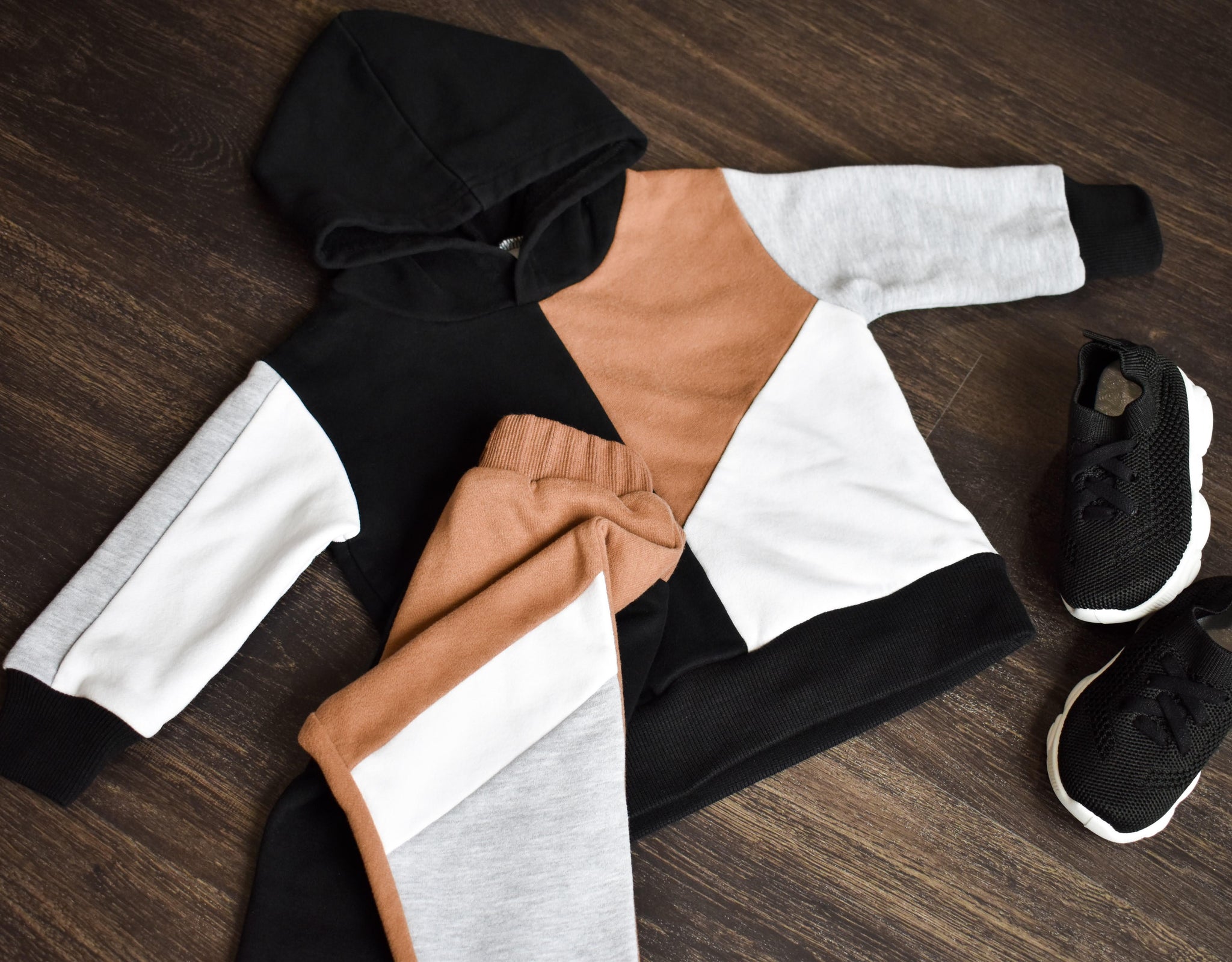 Color Block Hoodie - Hip Bambino