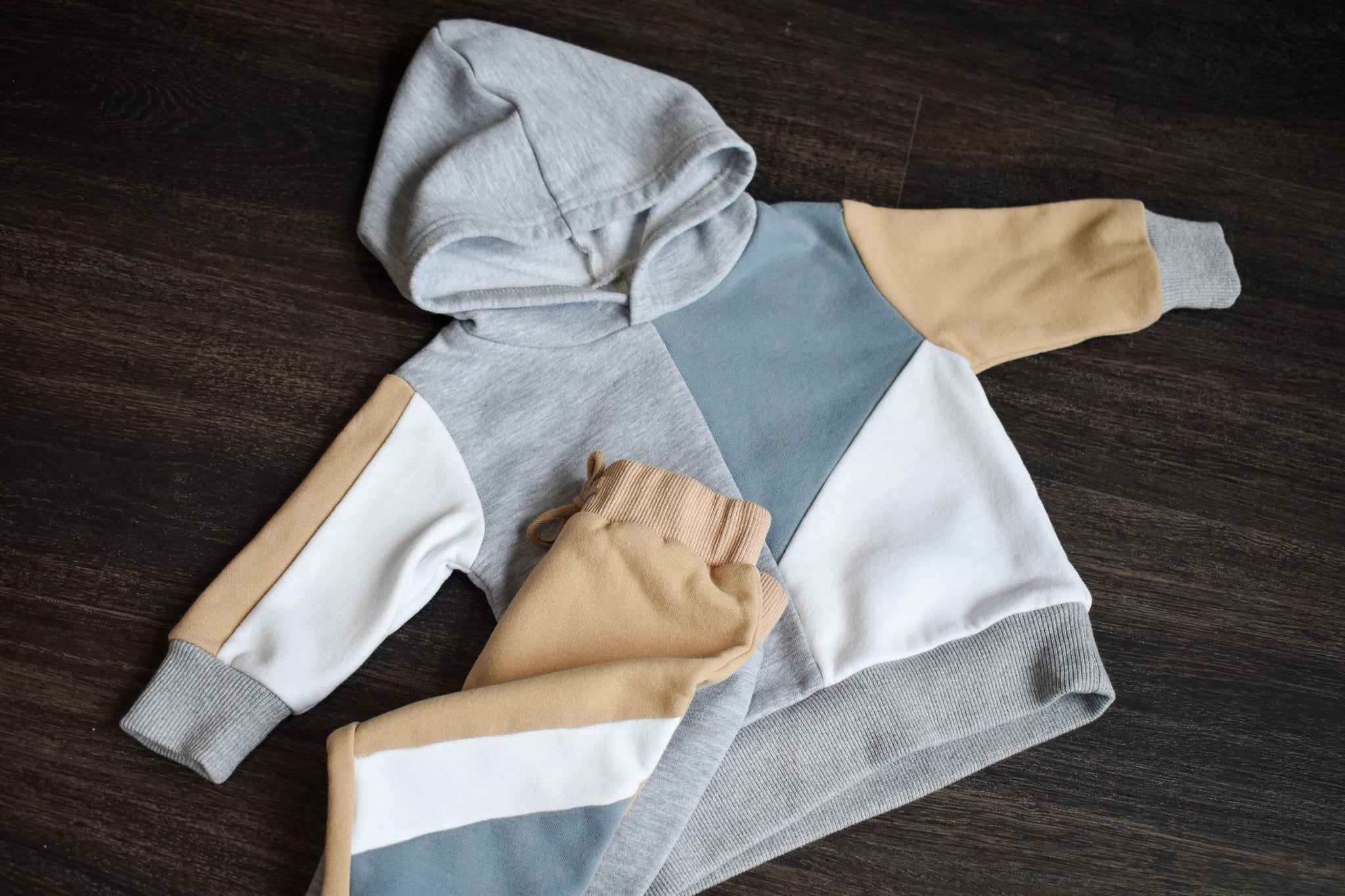 Color Block Hoodie - Hip Bambino