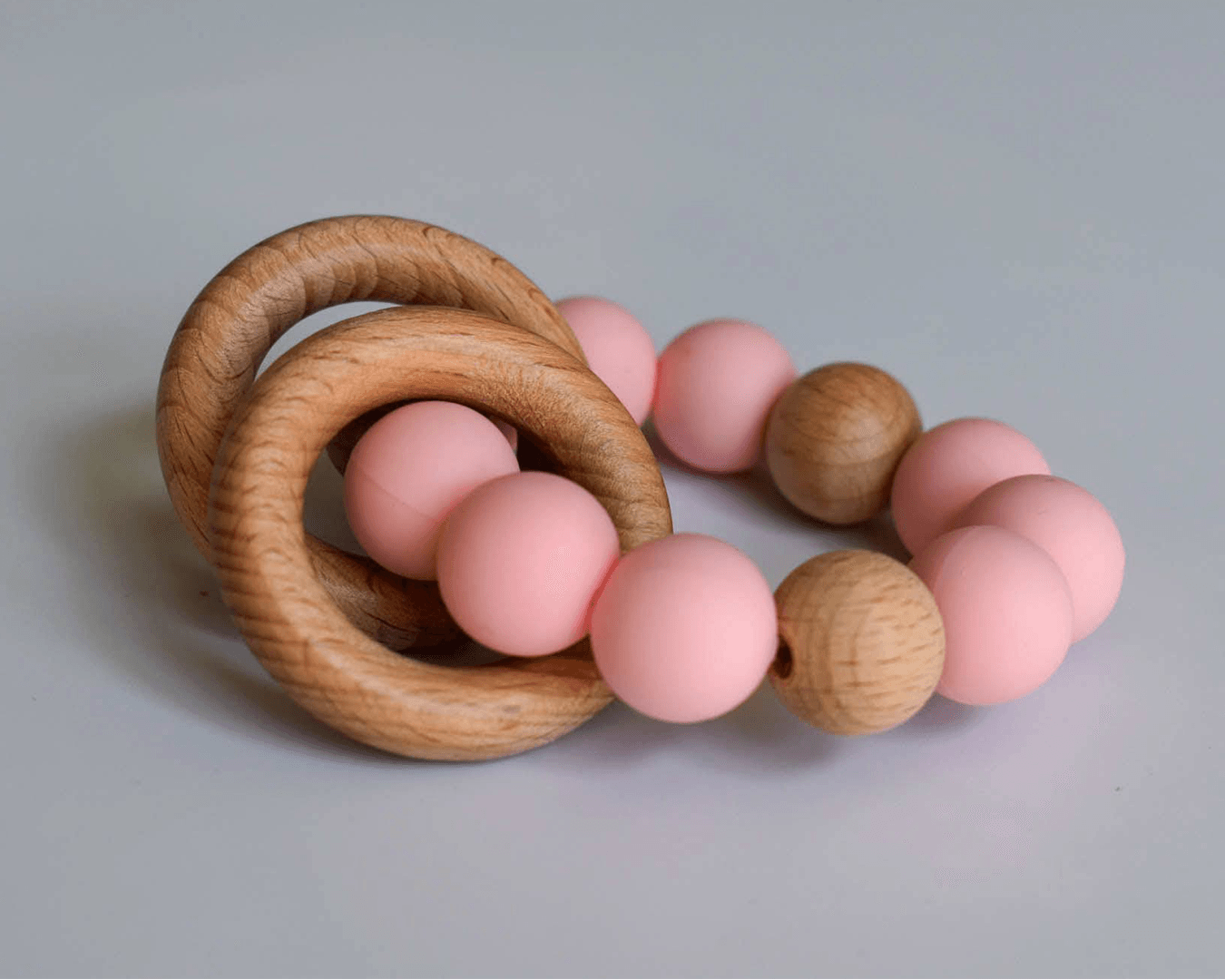 Wooden teething deals bracelet